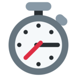 Stopwatch on Twitter Twemoji 2.6