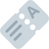 Ticket on Twitter Twemoji 2.6