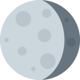 Waning Gibbous Moon on Twitter Twemoji 2.6