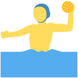 Person Playing Water Polo on Twitter Twemoji 2.6