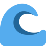 Water Wave on Twitter Twemoji 2.6