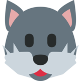 Wolf on Twitter Twemoji 2.6