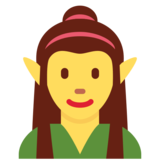 Woman Elf on Twitter Twemoji 2.6