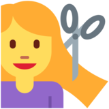 Woman Getting Haircut on Twitter Twemoji 2.6