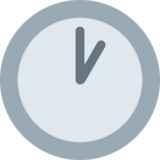 One O’Clock on Twitter Twemoji 2.7
