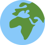 Globe Showing Europe-Africa on Twitter Twemoji 11.2