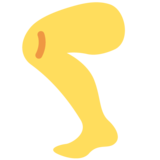 Leg on Twitter Twemoji 11.2