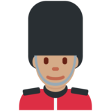 Man Guard: Medium Skin Tone on Twitter Twemoji 11.2