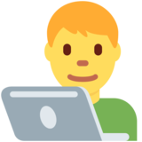 Man Technologist on Twitter Twemoji 11.2