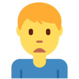 Man Frowning on Twitter Twemoji 11.2