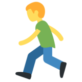Man Running on Twitter Twemoji 11.2