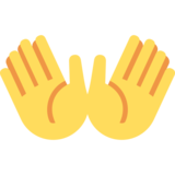 Open Hands on Twitter Twemoji 11.2