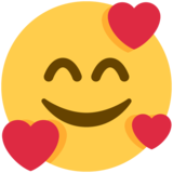 Smiling Face with Hearts on Twitter Twemoji 11.2