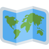 World Map on Twitter Twemoji 11.2