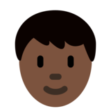 Person: Dark Skin Tone on Twitter Twemoji 12.0