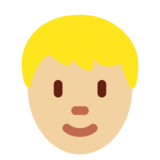 Person: Medium-Light Skin Tone on Twitter Twemoji 11.4