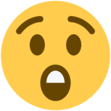 Astonished Face on Twitter Twemoji 11.4