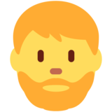 Person: Beard on Twitter Twemoji 11.4