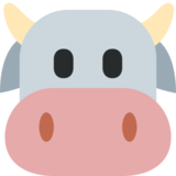 Cow Face on Twitter Twemoji 11.4