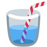 Cup with Straw on Twitter Twemoji 11.4