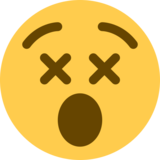 Face with Crossed-Out Eyes on Twitter Twemoji 11.4