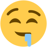 Drooling Face on Twitter Twemoji 11.4