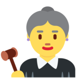 Woman Judge on Twitter Twemoji 11.4