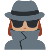 Woman Detective: Medium Skin Tone on Twitter Twemoji 11.4