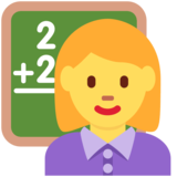 Woman Teacher on Twitter Twemoji 11.4