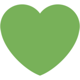 Green Heart on Twitter Twemoji 11.4