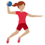 Person Playing Handball: Medium Skin Tone on Twitter Twemoji 11.4