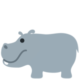 Hippopotamus on Twitter Twemoji 11.4