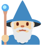 Mage: Medium-Light Skin Tone on Twitter Twemoji 11.4
