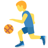Man Bouncing Ball on Twitter Twemoji 11.4