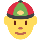 Person with Skullcap on Twitter Twemoji 11.4