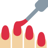 Nail Polish: Medium-Light Skin Tone on Twitter Twemoji 11.4