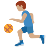Person Bouncing Ball: Medium Skin Tone on Twitter Twemoji 11.4