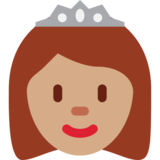Princess: Medium Skin Tone on Twitter Twemoji 11.4