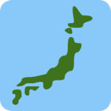 Map of Japan on Twitter Twemoji 11.4