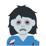Woman Zombie on Twitter Twemoji 11.4