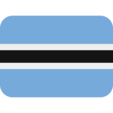 Flag: Botswana on Twitter Twemoji 12.1