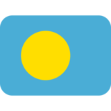 Flag: Palau on Twitter Twemoji 12.1
