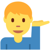 Man Tipping Hand on Twitter Twemoji 12.1