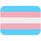 Transgender Flag on Twitter Twemoji 12.1