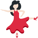 Woman Dancing: Light Skin Tone on Twitter Twemoji 12.1.5