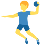 Man Playing Handball on Twitter Twemoji 12.1.5