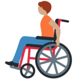 Person in Manual Wheelchair: Medium Skin Tone on Twitter Twemoji 12.1.5