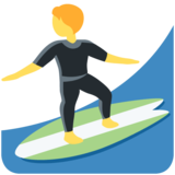 Person Surfing on Twitter Twemoji 12.1.5