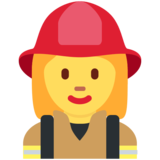 Woman Firefighter on Twitter Twemoji 12.1.6