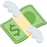 Money with Wings on Twitter Twemoji 13.0.1